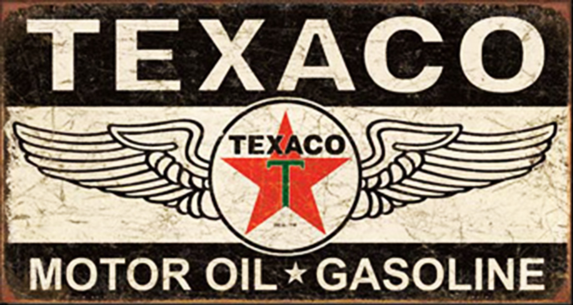 Texaco Metal Sign